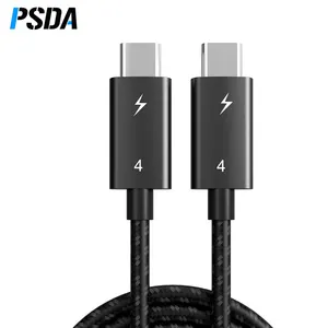 PSDA Thunderbolt 4 Kabel USB4 40Gbps Kabel USB C Tipe Kabel USB-C untuk Macbook Thunderbolt 4