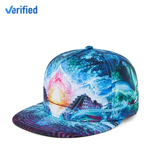 High Quality 6 Panel Structured Weed Snapback Hats And Caps Sublimation Hip Hop Cap For Men Winter Products