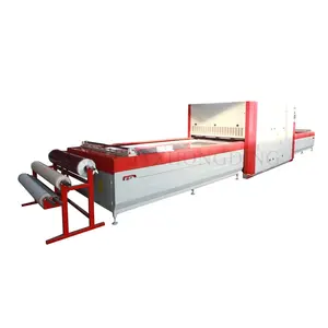 Automatic PVC Vacuum Press Membrane Wood Laminating Machine for door cabinet kitchen making membrane hot press machine 2 tables