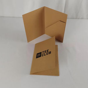 Emballage d'enveloppe kraft recyclable porte-fichier <span class=keywords><strong>en</strong></span> papier Journal <span class=keywords><strong>de</strong></span> voyage cahier passeport taille porte-carte pochette rangement <span class=keywords><strong>de</strong></span> poche - Product Image 1