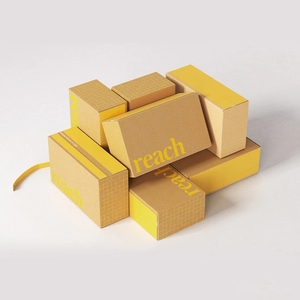 Commercio all'ingrosso durevole Logo personalizzato corrugato cassetta postale con rivestimento UV e goffratura strisce di strappo per un facile imballaggio - Product Image 5
