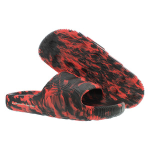 Adidas Adilette 22รองเท้าแตะผู้ชายแกนสีดำ/แกนสีดำ/สีแดงสด | 100% ของแท้ - Product Image 5