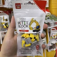 ABS Plastic Building Blocks Micro-Particle Animal Dinosaur Series Boys' Children's DIY Toy Assembly Gift Bagged Wholesale