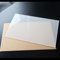 Feuille de diffuseur 50-90% transmission PS PC PMMA plaque de diffusion vente en gros diffuseur lumière Led