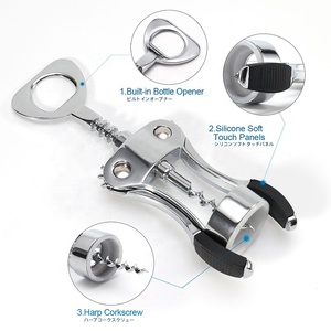 Ensemble d'ouvre-bouteilles multifonctionnel fantaisie pour hôtel 2024 avec logo, ouvre-bouteille à <span class=keywords><strong>vin</strong></span> ancien pour <span class=keywords><strong>le</strong></span> <span class=keywords><strong>vin</strong></span> - Product Image 2