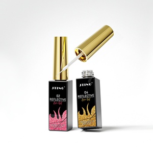JTING Design Unique 12 couleurs Gel Liner Réfléchissant Effet Disco Collection Nail Art OEM Design Coffret de 12 Flacons de 12ML Gel Liner - Product Image 6
