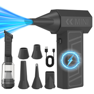 พัดลมเทอร์โบแบบปรับความเร็วได้ 4 ระดับ - เครื่องเป่าลมเทอร์โบความเร็วสูงแบบพกพาสำหรับคลังสินค้า โรงรถ และเครื่องเป่าลม - Product Image 1