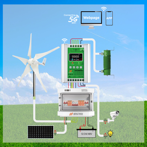 Auto) |   Égaliseur et régulateur de batterie au lithium/plomb-acide 12V 24V 48V, contrôleur automatique 4000W, contrôleur hybride solaire-éolien W746 - Product Image 6