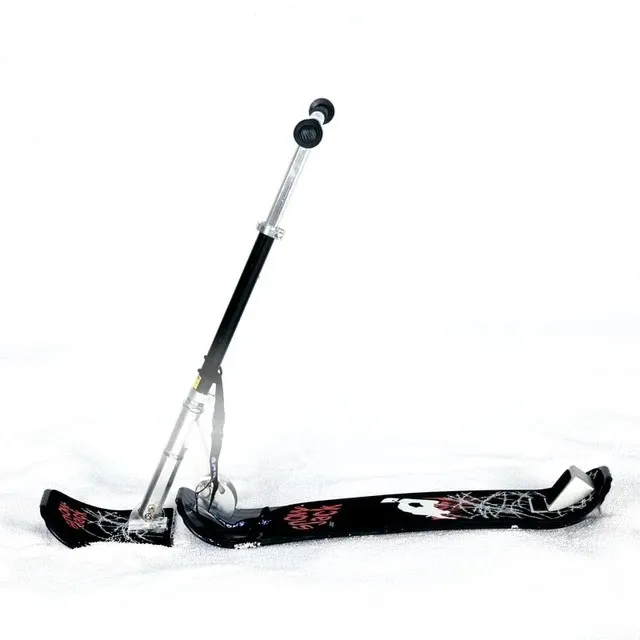 Erwachsene Klappschlittschuhlauflein Winter Outdoor-Schnee-Rohr-Ski-Scooter Schlitten mit sicherer Bremse