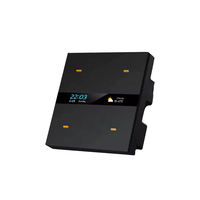 Interrupteurs muraux intelligents Anjielo 4 voies en composite ABS PC, compatibles Zigbee, avec technologie de détection corporelle pour la domotique