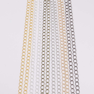 O-Chain Jewelry Findings <b>Copper</b> Clad Iron Silver Gold Rhodium Gun Black Antique Bronze For <b>Bracelet</b> Making 10 Pieces - Product Image 4