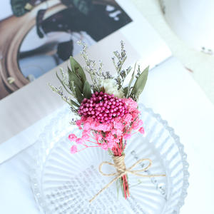 Pequeño Ramo de <span class=keywords><strong>Flores</strong></span> Secas en Tonos Pastel para Centros de Mesa de Boda, Ramos de Mano y Accesorios para Fotos - Product Image 4
