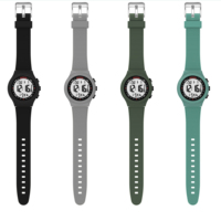 Jam Tangan Digital Pria Kustom untuk Olahraga Luar Ruangan, Jam Tangan Elektronik Tahan Air dengan Kronograf, Alarm Mingguan, Hadiah untuk Anak Laki-laki