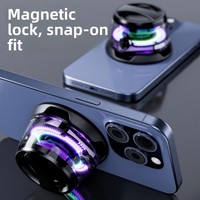 Speaker Mini Nirkabel V5.3 G200 dengan Lampu LED RGB, Tahan Air IPX4, Dudukan Magnetik - Untuk Penggunaan Luar Ruangan & Meja