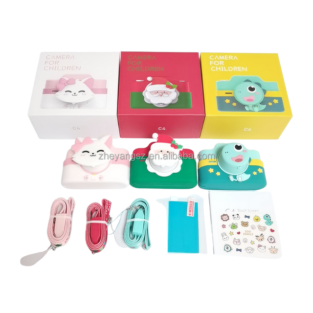 3 Inch Touch Screen WIFI Dual Camera 1000mAh 1080P Photo Sticker Video Toys Children Mini Camera for Kids
