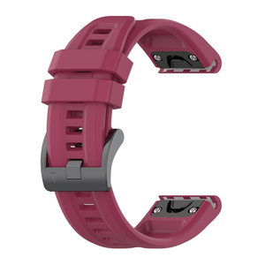 Bracelet en caoutchouc de montre de sport à dégagement rapide en silicone Yida 26mm pour Garmin <span class=keywords><strong>Fenix</strong></span> 7X - Product Image 4