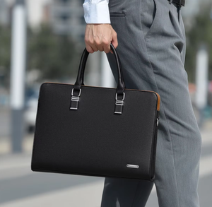 <span class=keywords><strong>Sac</strong></span> à <span class=keywords><strong>main</strong></span> de <span class=keywords><strong>luxe</strong></span> personnalisé pour <span class=keywords><strong>homme</strong></span>, en cuir PU imperméable, grande capacité, pour ordinateur portable, avec bandoulière, idéal pour le bureau et les affaires - Product Image 1