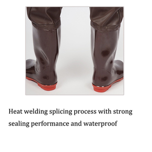 Vente directe usine : Waders de pêche imperméables à hauteur de taille, avec bottes intégrées, pour l'Europe - Product Image 3