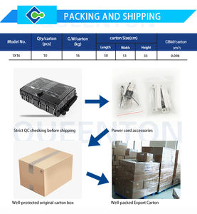 Boîte de distribution de fibre optique FTTH à 16 cœurs Boîte en plastique d'épissage de fibre optique IP66 Boîte de terminaison de séparateur avec connecteur SC - Product Image 6