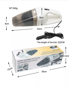 Aspirateur de voiture portable, aspirateur de voiture 60W 12 volts, aspirateur à main humide et sec pour le nettoyage et le detailing intérieur des voitures M0543 - Product Image 4