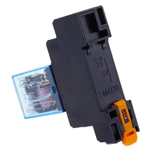 1 Bộ hh52p my2nj mô hình dpdt 12VDC DC24V AC110V AC220V cuộn dây 8 pin 35mm Din Rail Power Relay + ổ cắm hh52p my2nj mô hình dpdt 12VDC - Product Image 3