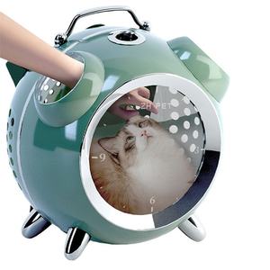 Mochila portátil de plástico de moda para mascotas en el diseño de la cápsula espacial Mochila de gato saliente transpirable para perros - Product Image 6