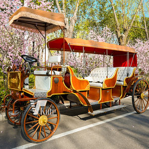 Carruaje Rosa Calabaza <span class=keywords><strong>Cenicienta</strong></span> Carruaje de película Carruaje de caballos blancos Fabricante - Product Image 5