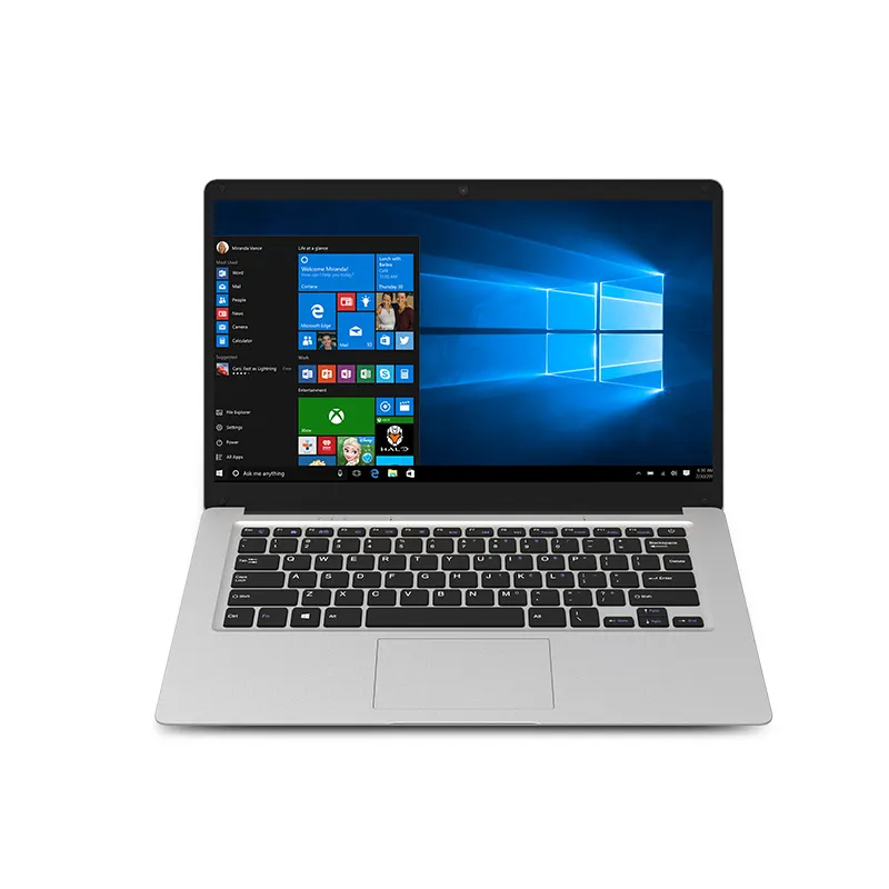 Professional OEM 15.6 Inch Slim HD Fast Running Notebook PC 2GB + 32GB Win10 Quad Core Laptop Computer