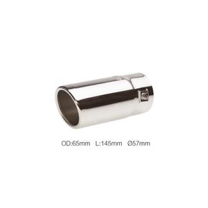 Terminal Redondo Inclinado de Acero Inoxidable Simoni Racing TRX/08, Diámetro Interior de 57 mm, Piezas de Tuning para Interiores y Exteriores - Product Image 2