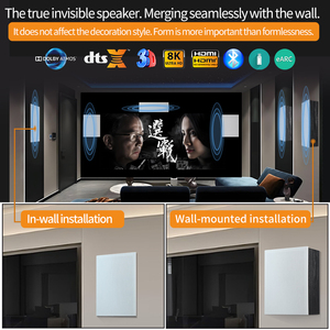 Sistema de Sonido Envolvente 7.1 DTS para Interiores con 8 Altavoces, Amplificador Digital HD, Material de Madera, Sistema de Cine en Casa 7.1 de Pared - Product Image 3