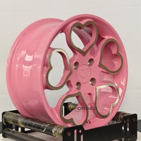 Jantes forgées avec motif cœur 5x112 5x120 5x114.3 18 19 20 pouces, jantes en alliage en forme de cœur pour Lexus, Tesla, Honda, Toyota, Mustang