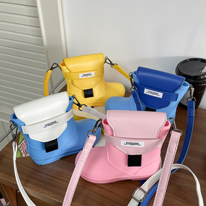 Nouveau Sac Bandoulière Femme 2026 Amusant et Tendance, Design <span class=keywords><strong>Bottes</strong></span> de Pluie Créatif, Sac à Main Femme, Pochette Téléphone, Portefeuille - Product Image 1