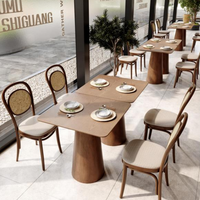 Meubles de restaurant occidental, chaises de salle à manger, ensemble de chaises, design de stand commercial, café, restauration, OEM ODM