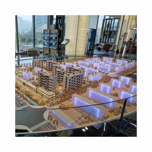 Customized high quality 3d miniature residential & commercial building architectural model