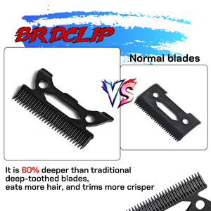 ใบมีดอะไหล่สำหรับกรรไกรตัดผมแบบมืออาชีพ BRDCLIP รุ่นใหม่ ใช้ได้กับ <span class=keywords><strong>Wahl</strong></span> <span class=keywords><strong>Andis</strong></span> Jucai และอื่นๆ - Product Image 5