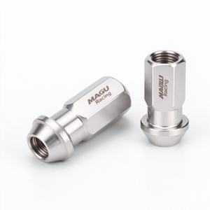 Tuercas de Rueda de Acero Inoxidable para Modificación de Autos de Carreras, M12x1.25, M12x1.5, M14x1.5, Hexagonales de 17/19 mm - Product Image 1