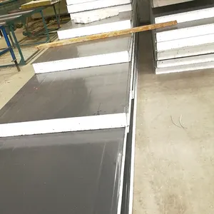 Cold room floor eps sandwich panel coated stainless steel pu foam wall clean panels