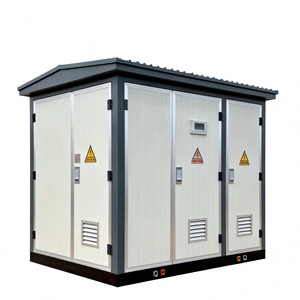 Subestación Compacta de 3 Bobinados, Caja de Distribución de Energía, Paquete de Estación de Transformación Eléctrica para Exteriores de 12kV 24kV, Fábrica YBM - Product Image 5