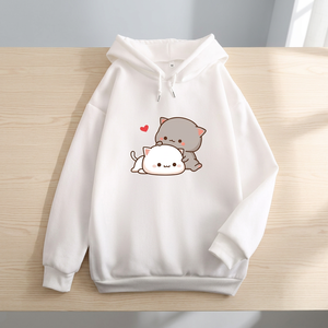 Women's Winter Acid Wash Terry Knitted Hoodies Comfortable Full Sleeve Length Stylish Breathable Anti-pilling 100% Cotton - Product Image 3