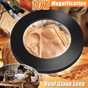 Lámpara de Trabajo con Lupa 58x para Reparación y Soldadura, Lámpara LED de Protección Ocular para Cejas, Uñas, Manicura, <span class=keywords><strong>Estudio</strong></span>, Lectura, con USB - Product Image 3