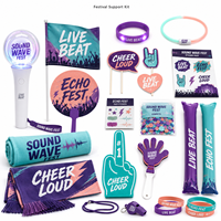 Pack Cadeau de Soutien pour Fans en Gros avec Logo Personnalisé, Cordon, Badge, Bracelet, Lunettes de Soleil, Porte-clés pour Événements Musicaux et Articles Promotionnels