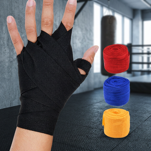 Bandages de boxe unisexes en coton imprimé personnalisé, flexibles, pour la protection des mains lors de l'entraînement et des combats de Muay Thai - Product Image 4