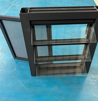 Fenêtre à persiennes en aluminium étanche, réglable, avec ventilation, anti-rouille, style européen, pour l'extérieur de la maison, la cuisine
