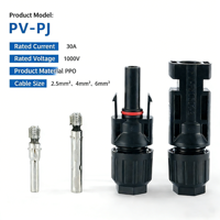 Connecteur Photovoltaïque MC4 1000V 1500V, Prise de Raccordement Mâle-Femelle pour Onduleur Solaire et Batterie, Matériau FR-4, Protection du Circuit