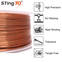 Filament d'imprimante 3D PLA+ Silk Sting3d 1,75 mm 1 kg 35 options de couleurs Finition brillante