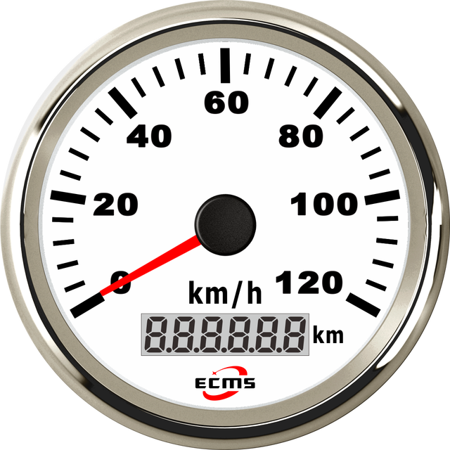 New ECP Factory for GPS Speedometer-IP67 Waterproof 9-32V 0-120 Km/h Range for Boats/Yachts