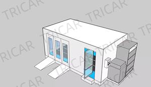 الأكثر مبيعًا على Tricar إضاءة LED للتدفئة الكهربائية المخصصة لورشة المركبات والطلاء والأثاث - Product Image 3