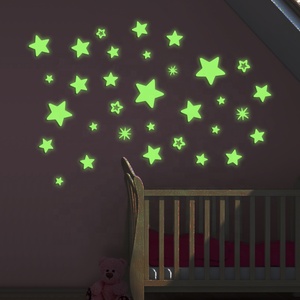 Autocollants lumineux Star Glow, autocollants muraux DIY amovibles, imperméables, écologiques, <span class=keywords><strong>de</strong></span> haute qualité - Product Image 4