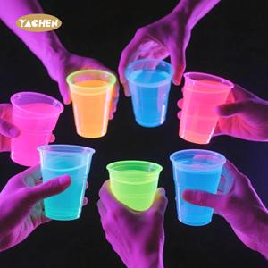 Yachen Plastic Neon Cups 12Oz Gloed Cups Onder Uv Zwart Licht Voor Neon Feestdecoraties Kleurrijke Gloed In Het Donker - Product Image 1