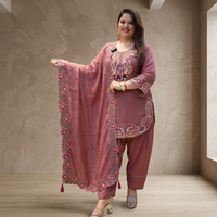 Nouveau costume Farshi Salwar pour femmes TENNECY, design traditionnel pour mariage, Diwali, soirée, en georgette, sans plis, séchage rapide